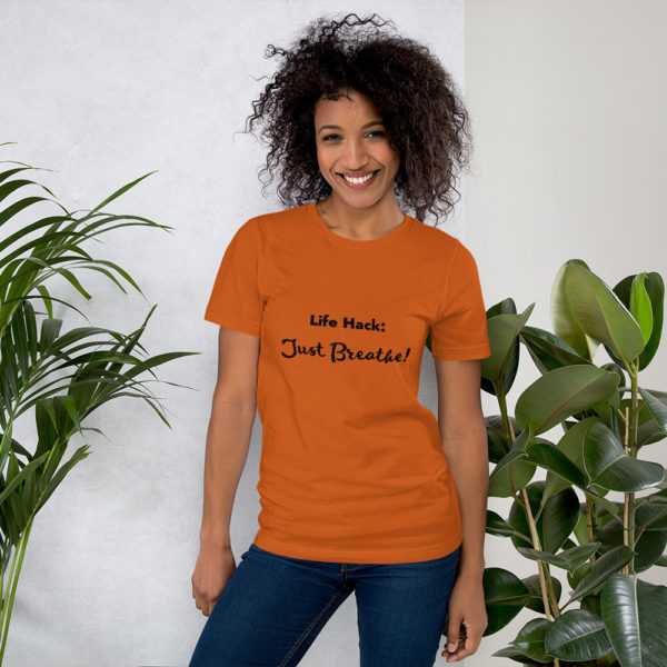 Just Breathe Unisex Tee - Image 2