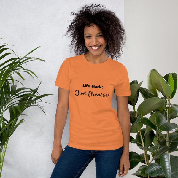 Just Breathe Unisex Tee - Image 5