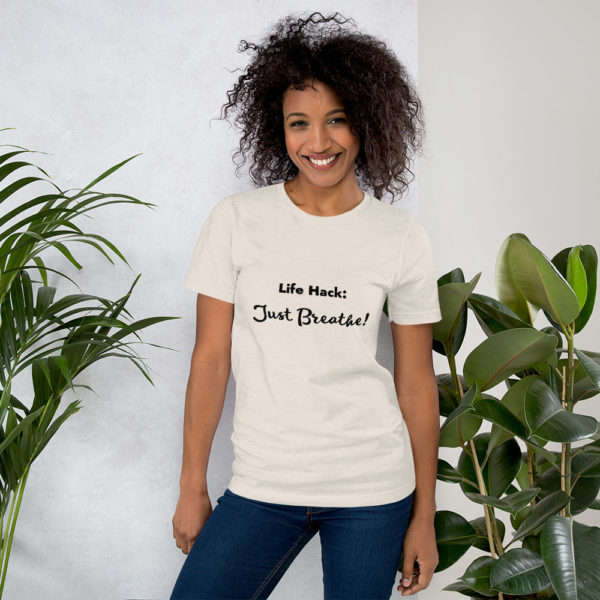 Just Breathe Unisex Tee - Image 7