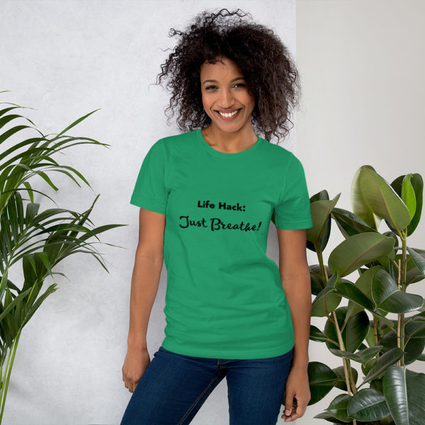 Just Breathe Unisex Tee - Image 3