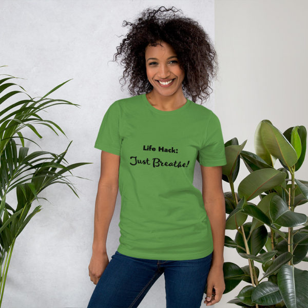 Just Breathe Unisex Tee - Image 4