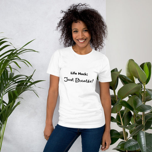 Just Breathe Unisex Tee - Image 9